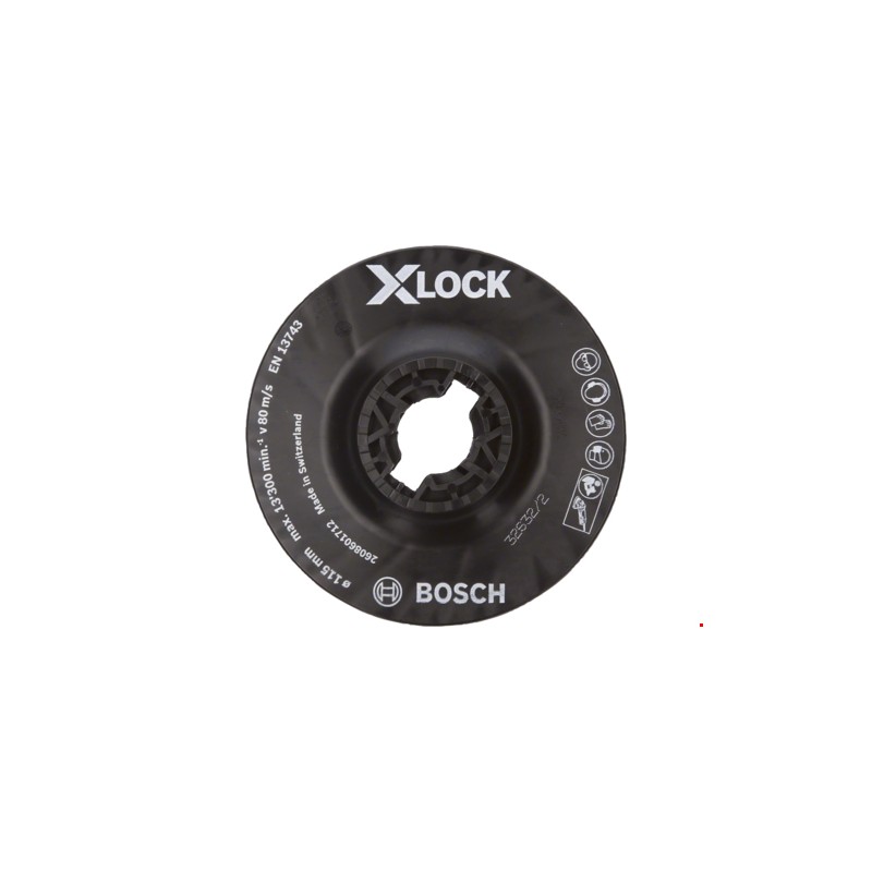 1 pcs - Bosch X-Lock, X-Lock Backing Pad, 115mm Diameter