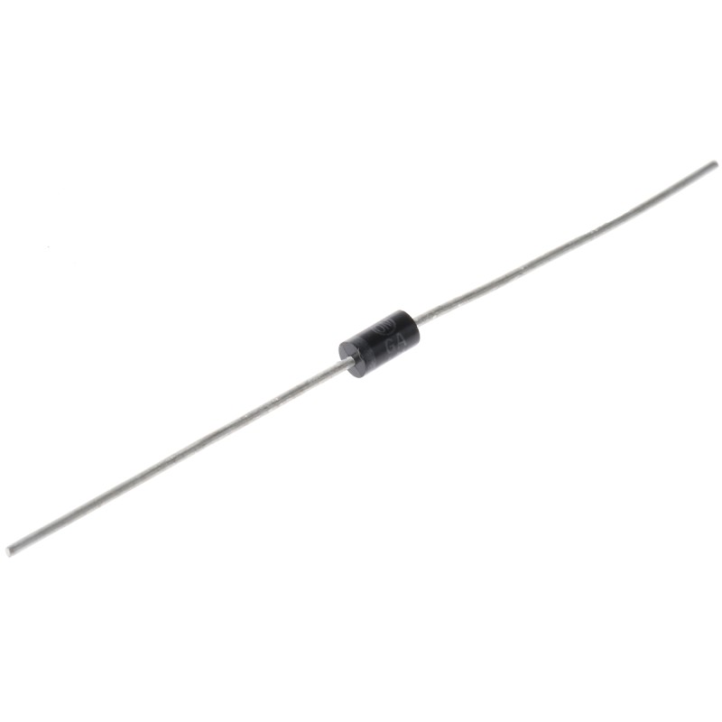 1 pcs - onsemi 600V 1A, Rectifier Diode, 2-Pin DO-41 1N4937G