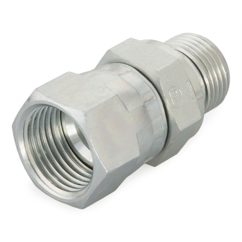 1 pcs - Parker Hydraulic Male Stud BSPP 1/4 Male to UNF 3/4-16 Female, 8-4F642EDMXS