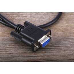 1 pcs - StarTech.com Male 9 Pin D-sub to Female 9 Pin D-sub Serial Cable, 0.5m PVC