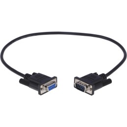 1 pcs - StarTech.com Male 9 Pin D-sub to Female 9 Pin D-sub Serial Cable, 0.5m PVC