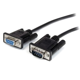 1 pcs - StarTech.com Male 9 Pin D-sub to Female 9 Pin D-sub Serial Cable, 0.5m PVC