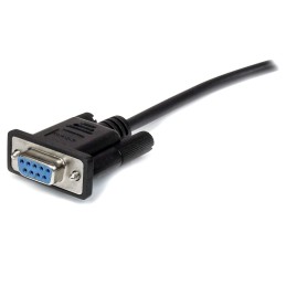 1 pcs - StarTech.com Male 9 Pin D-sub to Female 9 Pin D-sub Serial Cable, 0.5m PVC