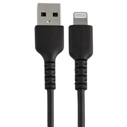 1 pcs - StarTech.com USB 2.0 Cable, Male USB A to Male Lightning Rugged USB Cable, 300mm