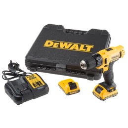 1 pcs - DeWALT DCD Keyless 12V Cordless Drill Driver, UK Plug