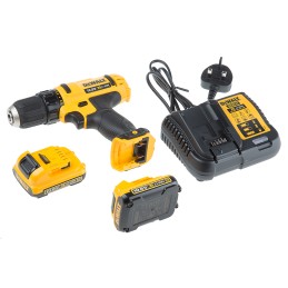 1 pcs - DeWALT DCD Keyless 12V Cordless Drill Driver, UK Plug