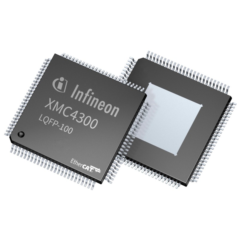 1 pcs - Infineon XMC4300F100F256AAXQMA1, 32bit ARM Cortex M4 Microcontroller, XMC4000, 144MHz, 256 kB Flash, 100-Pin LQFP