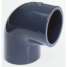 1 pcs - Georg Fischer 90° Elbow PVC Pipe Fitting, 1.5in