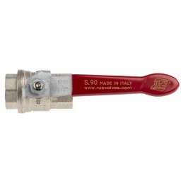 1 pcs - RS PRO Brass Full Bore, 2 Way, Ball Valve, BSPP 1/2in, 40 - 30bar Operating Pressure