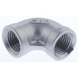 1 pcs - RS PRO Stainless Steel Pipe Fitting, 90° Elbow, Female G 1/4in x Female G 1/4in
