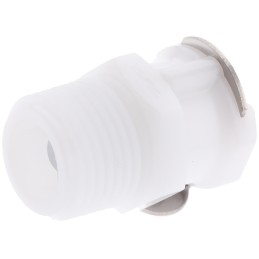 1 pcs - Colder Products Hose Connector, Straight Threaded Coupling, NPT 3/8in, 8.3 bar