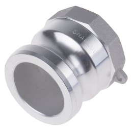 1 pcs - RS PRO Hose Connector, Straight Cam & Groove Adaptor, BSP 2in 2in ID, 17 bar