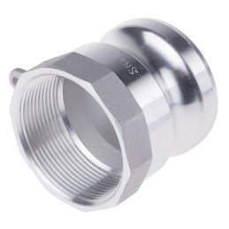 1 pcs - RS PRO Hose Connector, Straight Cam & Groove Adaptor, BSP 2in 2in ID, 17 bar