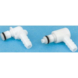 1 pcs - Colder Products Hose Connector, Elbow Hose Tail Coupling 1/8in ID, 8.3 bar