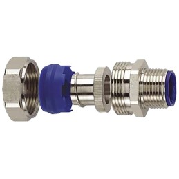 1 pcs - Flexicon External Thread Fitting, Conduit Fitting, 40mm Nominal Size, M40, 316 Stainless Steel