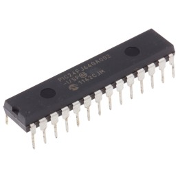 1 pcs - Microchip PIC24FJ64GA002-I/SP, 16bit PIC Microcontroller, PIC24FJ, 32MHz, 64 kB Flash, 28-Pin SPDIP