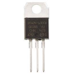 1 pcs - STMicroelectronics Through Hole, 3-pin, TRIAC, 600V, Gate Trigger 1.3V 600V