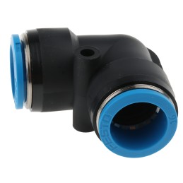 1 pcs - Festo QSL Series Elbow Tube-toTube Adaptor, Push In 16 mm to Push In 16 mm, Tube-to-Tube Connection Style, 153075