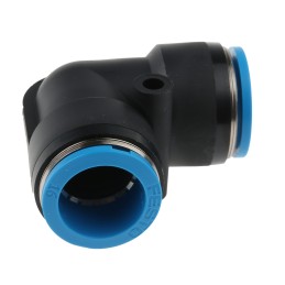 1 pcs - Festo QSL Series Elbow Tube-toTube Adaptor, Push In 16 mm to Push In 16 mm, Tube-to-Tube Connection Style, 153075