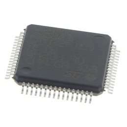 1 pcs - STMicroelectronics STM32F103RET6, 32bit ARM Cortex M3 Microcontroller, STM32F1, 72MHz, 512 kB Flash, 64-Pin LQFP