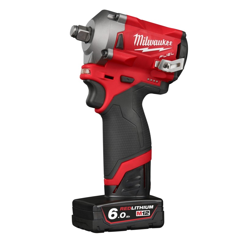1 pcs - Milwaukee 1/2 in 12V, 2Ah Cordless Impact Wrench