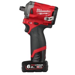 1 pcs - Milwaukee 1/2 in 12V, 2Ah Cordless Impact Wrench