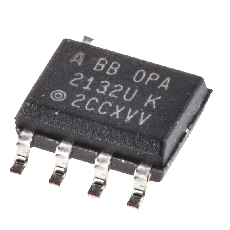 1 pcs - OPA2132UA Texas Instruments, Precision, Op Amp, 8MHz, 8-Pin SOIC