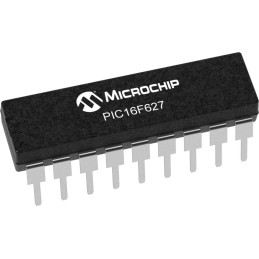 1 pcs - Microchip PIC16F627-04I/P PIC Microcontroller MCU, PIC16, 18-Pin PDIP