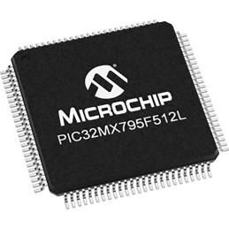 1 pcs - Microchip PIC32MX795F512L-80V/PT, 32bit MIPS32 Microcontroller, PIC32, 80MHz, 512 kB Flash, 100-Pin TQFP