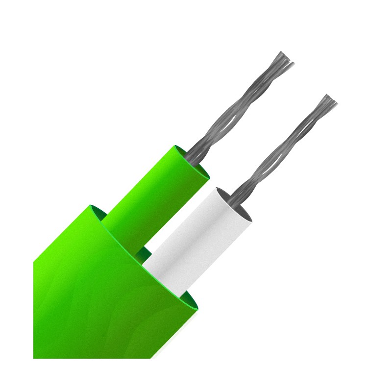 1 pcs - RS PRO Type K Thermocouple Wire, 50m, PTFE Insulation, +260°C Max, 1/0.315mm