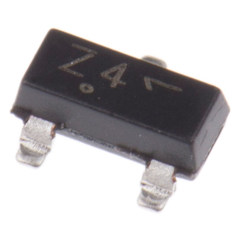 1 pcs - onsemi, 6.2V Zener Diode 6% 300 mW SMT 3-Pin SOT-23