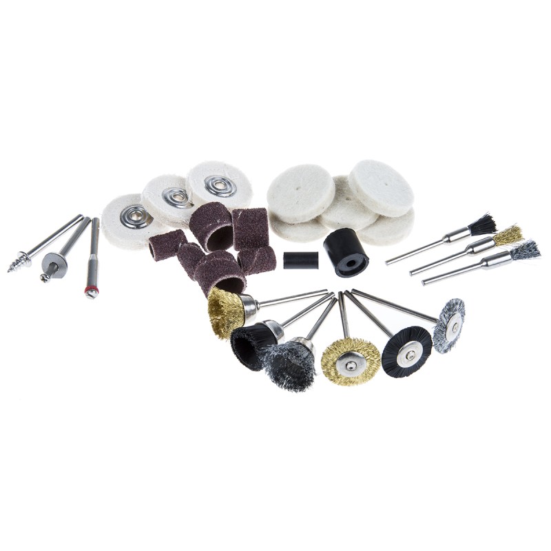 1 pcs - RS PRO 30-Piece Cleaning and Polishing Set, for use with Dremel Tools