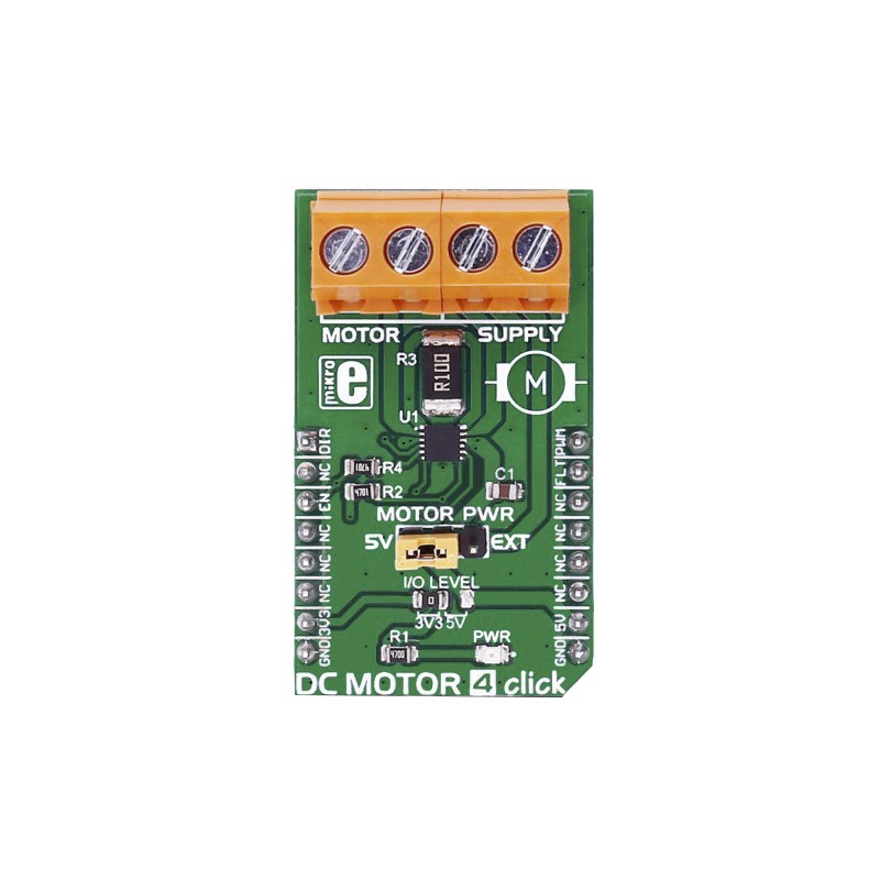 1 pcs - MikroElektronika DC MOTOR 4 Click