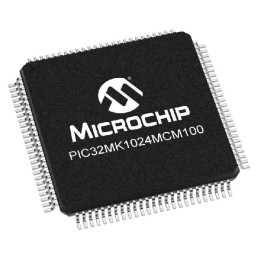 1 pcs - Microchip PIC32MK1024MCM100-I/PT PIC Microcontroller, PIC32, 100-Pin TQFP