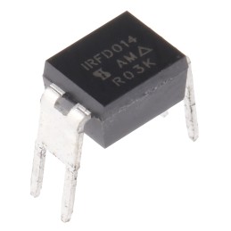 1 pcs - N-Channel MOSFET, 1.7 A, 60 V, 4-Pin HVMDIP Vishay IRFD014PBF