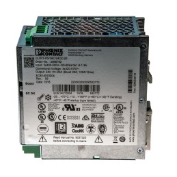 1 pcs - Phoenix Contact QUINT-PS/3AC/24DC/20 Switch Mode DIN Rail Power Supply, 400V ac ac Input, 24V dc dc Output, 20A Output,