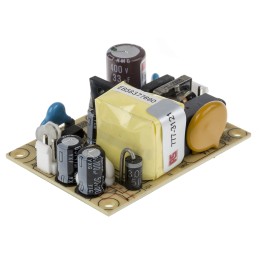 1 pcs - MEAN WELL Switching Power Supply, EPS-15-36, 36V dc, 420mA, 15W, 1 Output, 120 - 370 V dc, 85 - 264 V ac