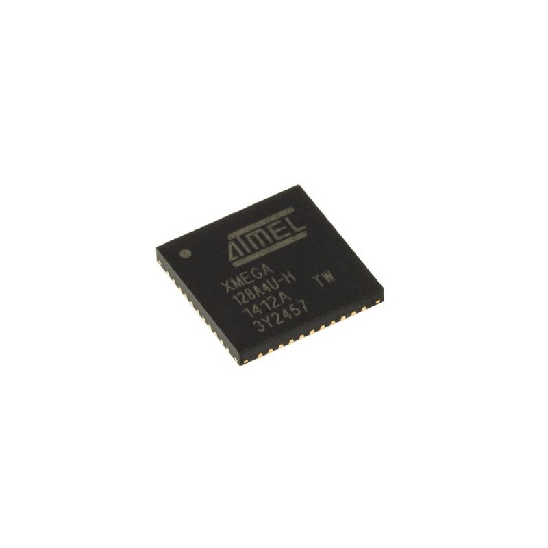1 pcs - Microchip ATXMEGA128A4U-MH, 8bit AVR Microcontroller, AVR XMEGA, 32MHz, 128 + 8 kB Flash, 44-Pin VQFN