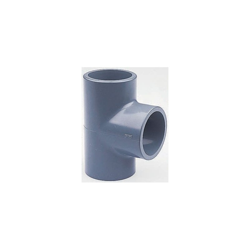 1 pcs - Georg Fischer 90° Tee PVC & ABS Cement Fitting, 1-1/2in
