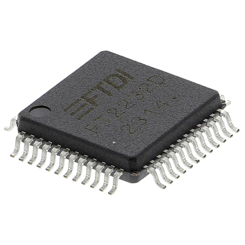 1 pcs - FTDI Chip FT2232D-REEL, UART, 48-Pin LQFP