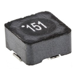 1000 pcs - Wurth, WE-PD Shielded Wire-wound SMD Inductor with a Ferrite Core, 150 μH ±20% Shielded 520mA Idc