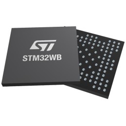 1 pcs - STMicroelectronics STM32WB55VEQ6, 32bit ARM Cortex M0+, ARM Cortex M4 Wireless Microcontroller, STM32WB, 64MHz, 512 kB