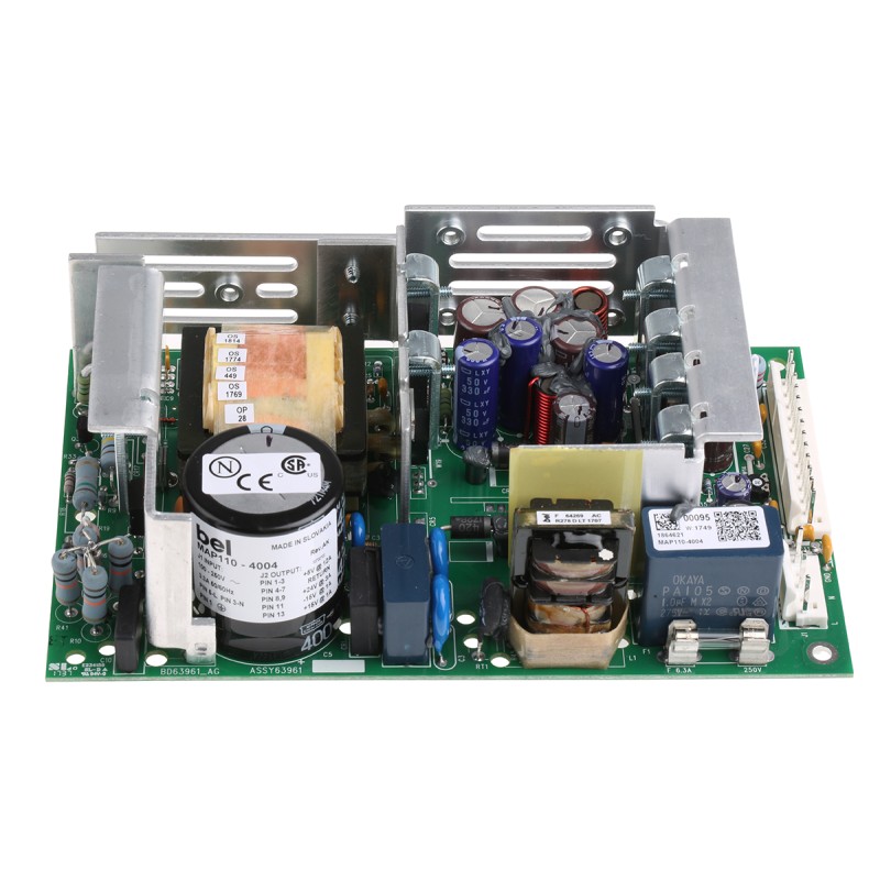 1 pcs - BEL POWER SOLUTIONS INC Switching Power Supply, MAP110-4004, 5 V dc, ±15 V dc, ±24 V dc, 1 A, 3 A, 12 A, 80W, Quad