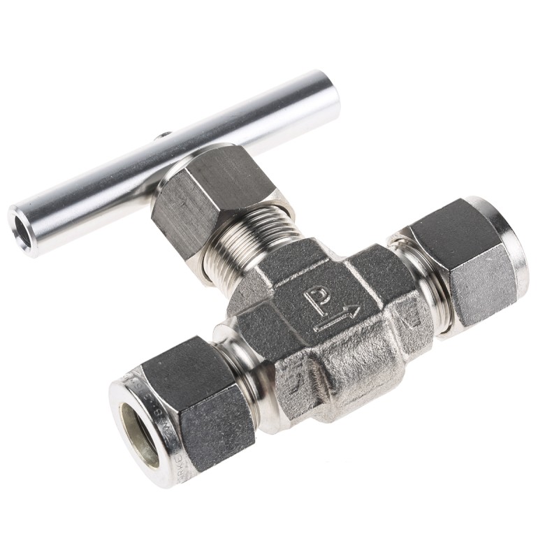 1 pcs - Parker Stainless Steel Needle Valve 1/2 in