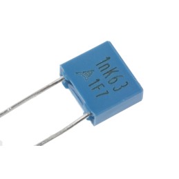 2800 pcs - EPCOS B32529 Polyester Film Capacitor, 40 V ac, 63 V dc, ±10%, 1nF, Through Hole