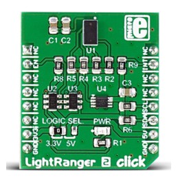 1 pcs - MikroElektronika Light Ranger 2 Click Gesture Sensor mikroBus Click Board for VL53L0X