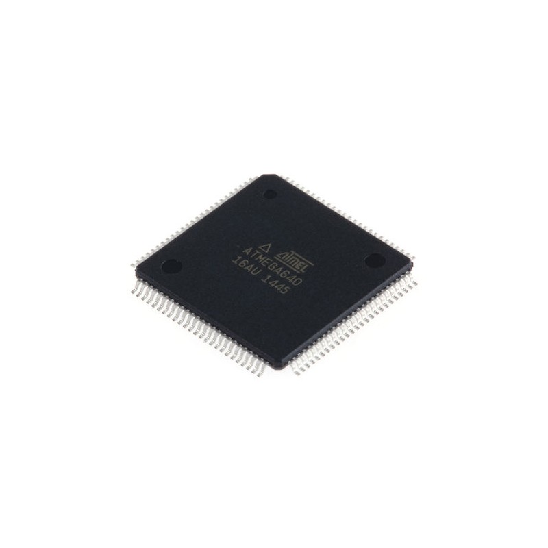 1 pcs - Microchip ATMEGA640-16AU, 8bit AVR Microcontroller, ATmega, 16MHz, 64 kB Flash, 100-Pin TQFP