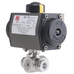 1 pcs - RS PRO Pneumatic Actuated Valve 1/2in, 1000 psi