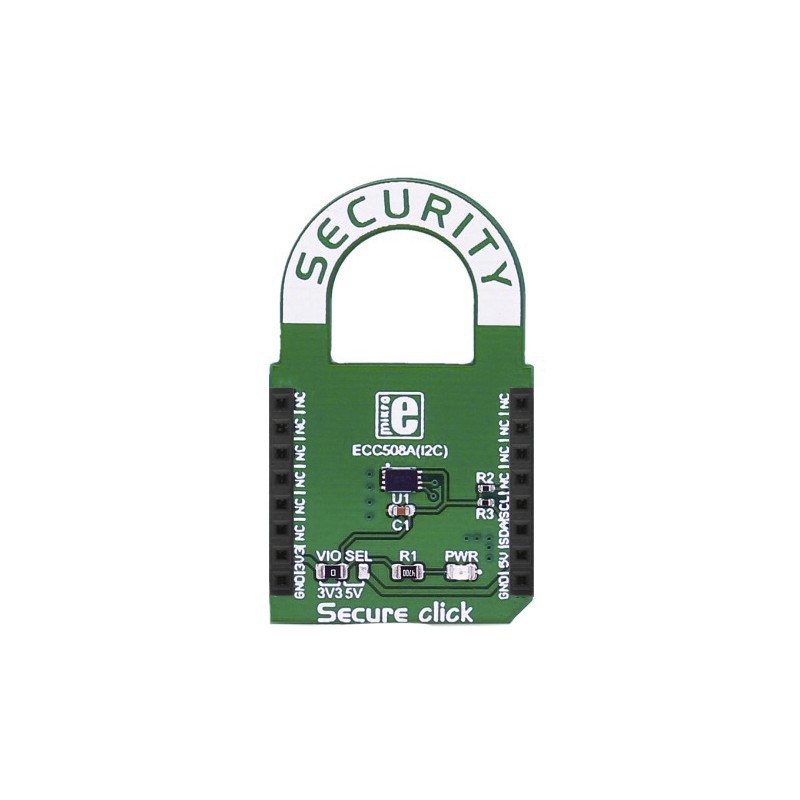 1 pcs - MikroElektronika Secure Click Add On Board