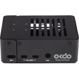 1 pcs - Okdo Steel Case for use with Raspberry Pi 4 in Black